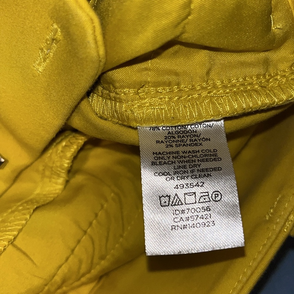 Loft Yellow Pants Style Marisa - Picture 4 of 10